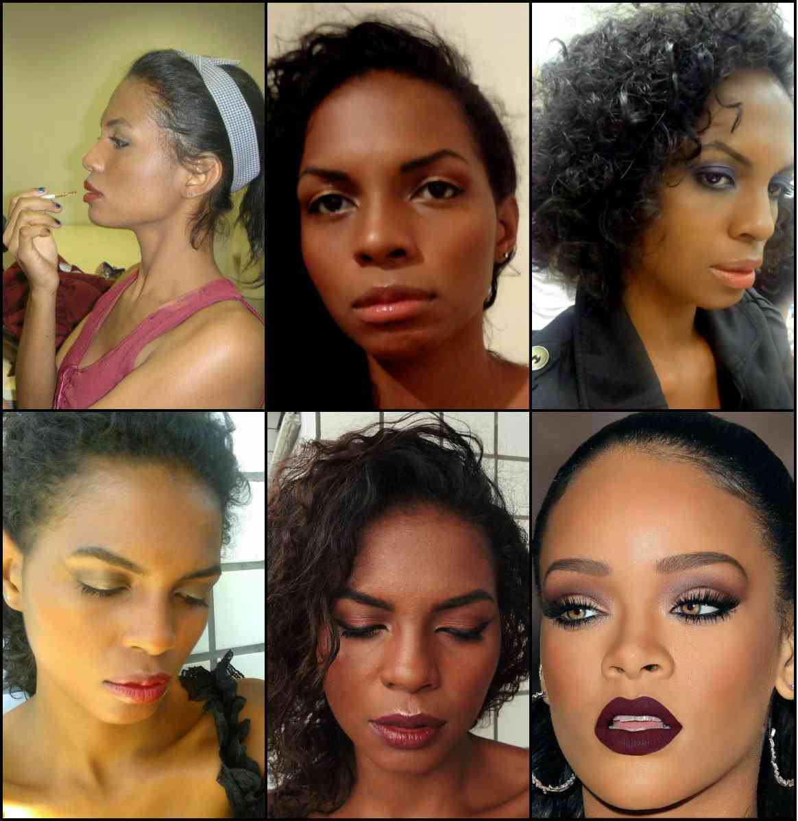 Invejosos dirão que a última foto é da Rihanna.