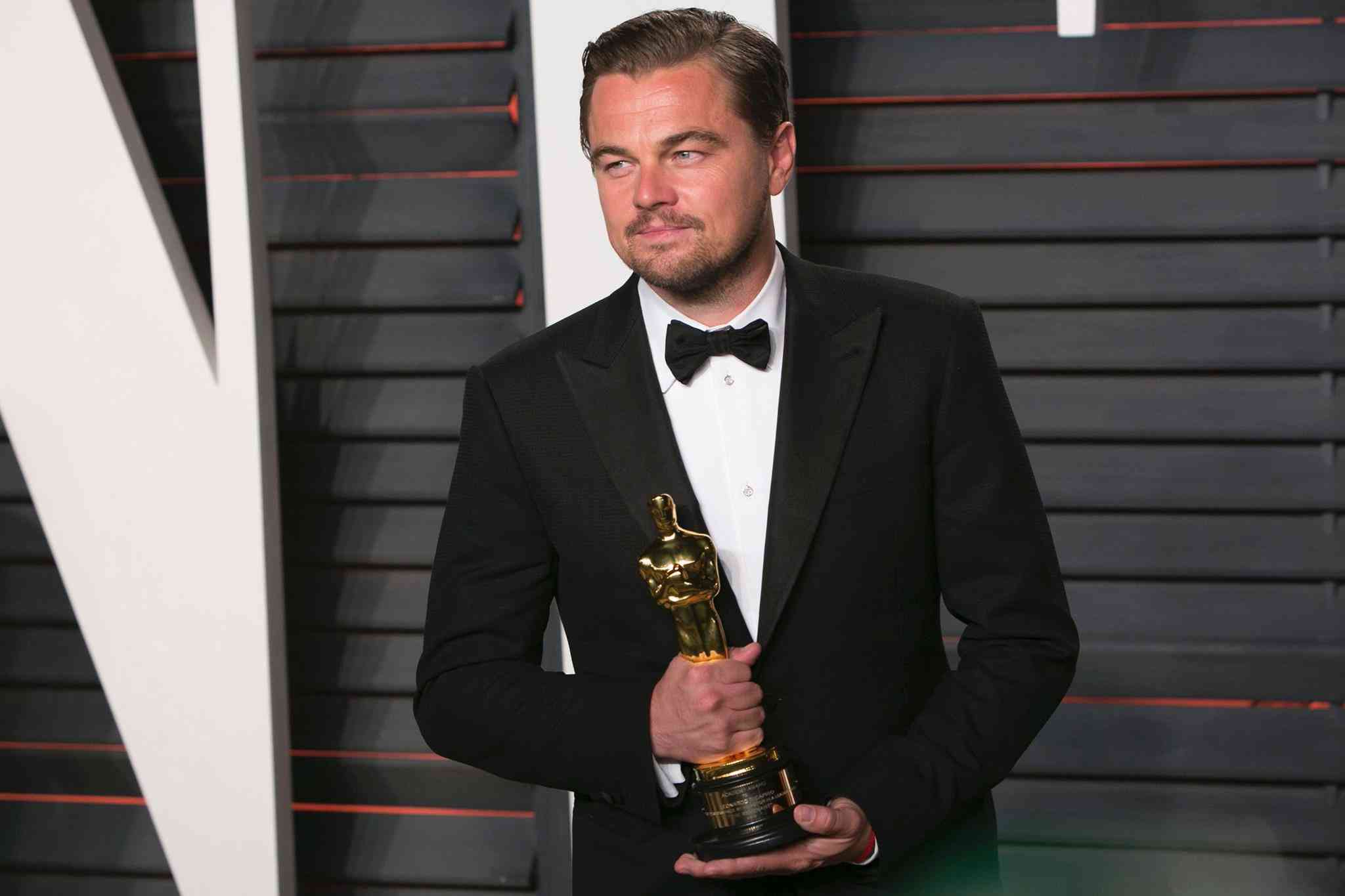 O Oscar e os artistas 1 Leonardo DiCaprio - Melhor ator pelo filme "O Regresso"