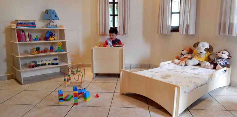 Quarto com inspiração Montessoriana - Marre Deci / Foto: Divulgação.