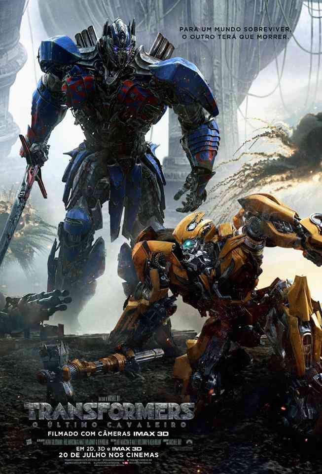 Cartaz oficial Transformers - O último cavaleiro