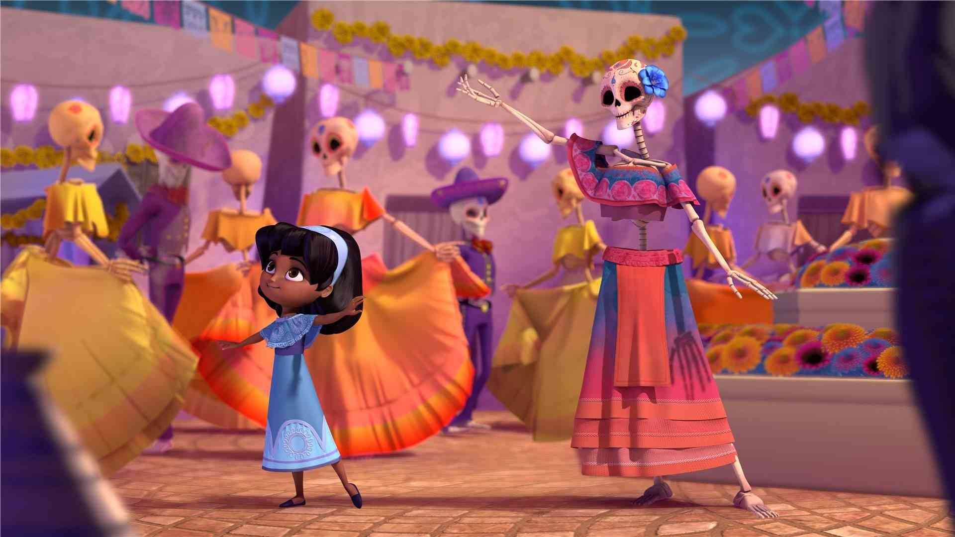 Disney e Pixar lançam sua nova animação, "Coco" 1 cena do filme coco da pixar ambientado na celebracao mexicana do dia dos mortos