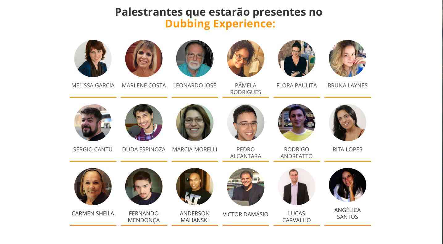 "Dubbing Experience 2017" - O maior evento de dublagem do Brasil 1 19667456 1713561322271608 5044430253085838553 o