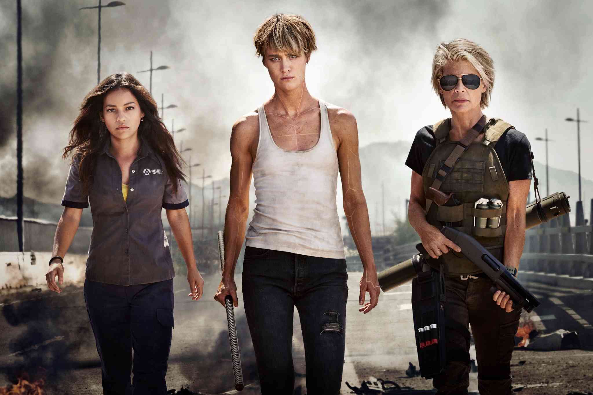 Revelada a primeira imagem das estrelas femininas no reboot de "Exterminador do Futuro" 1 Terminator