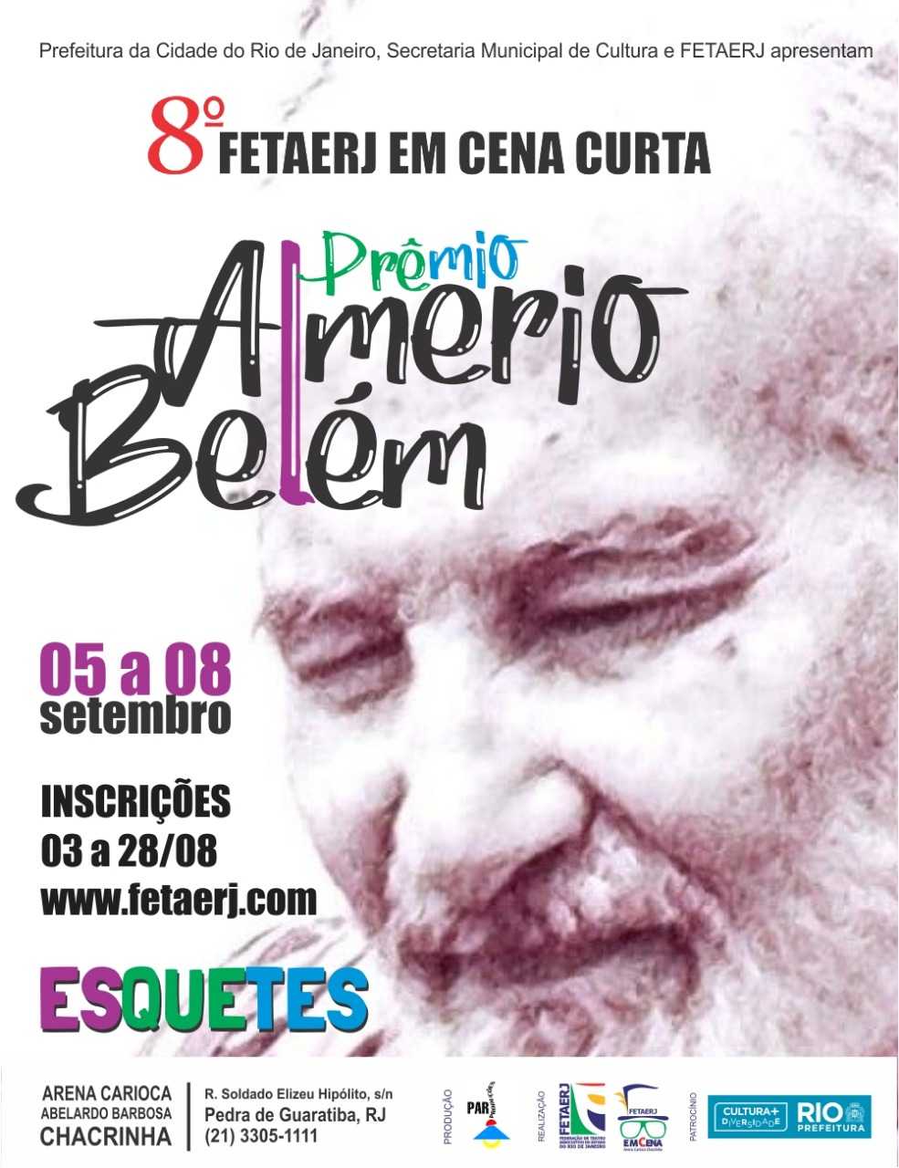 8º Fetaerj em Cena Curta abre inscrições para o Festival de Esquetes 1 cena curta