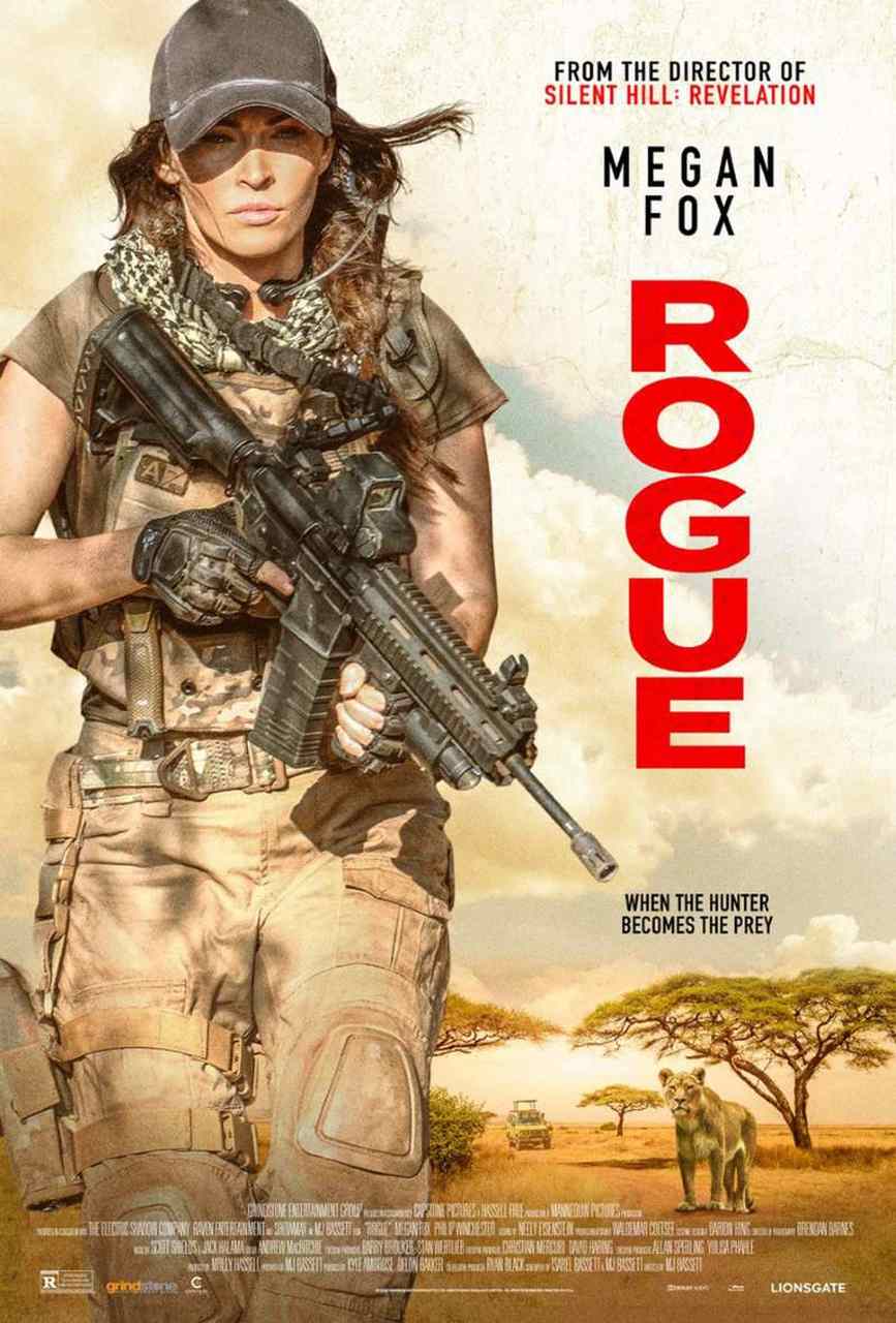 Megan Fox vai à guerra e enfrenta leões assassinos no trailer de "Rogue" 1 Rogue 2