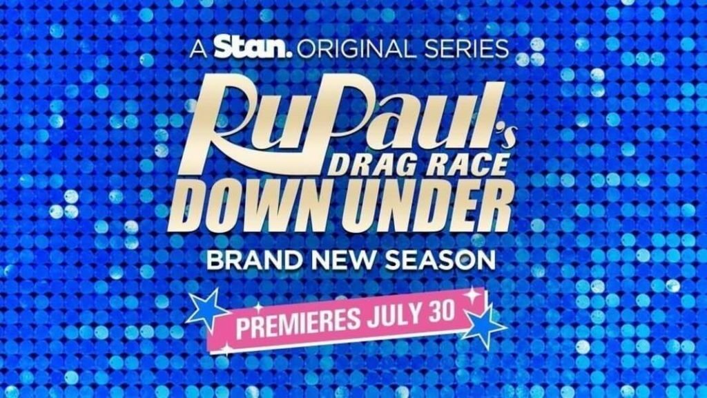 Poster de divulgação da segunda temporada de RuPaul's Drag Race Down Under.