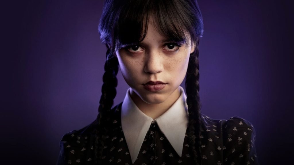 WANDINHA  Jenna Ortega, Emma Myers, Joy Sunday e outros personagens da  série de Tim Burton