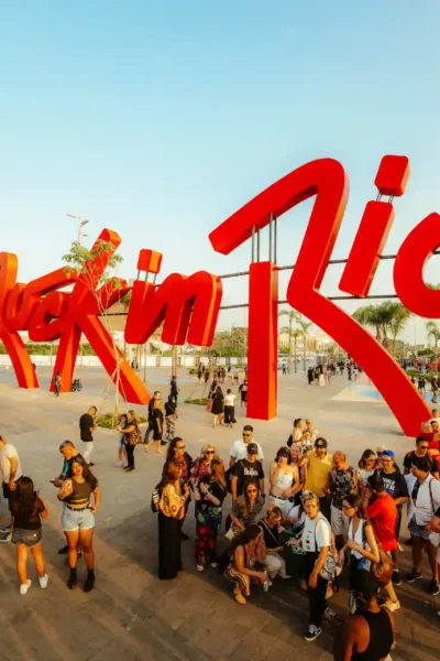 Rock In Rio 2024 letreiro