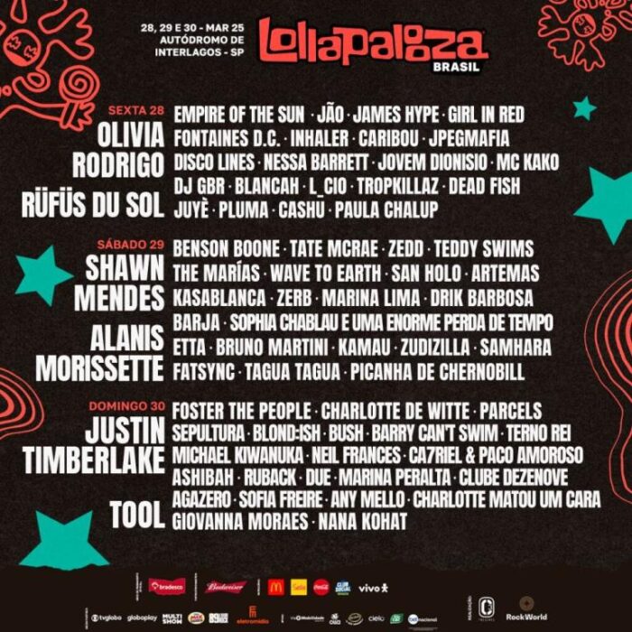 Lollapalooza Brasil 2025 Bush E Empire Of The Sun São Adicionados Ao