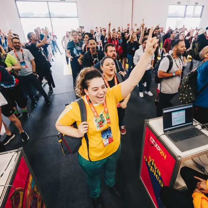 Fila da CCXP24 na Quinta-feira.