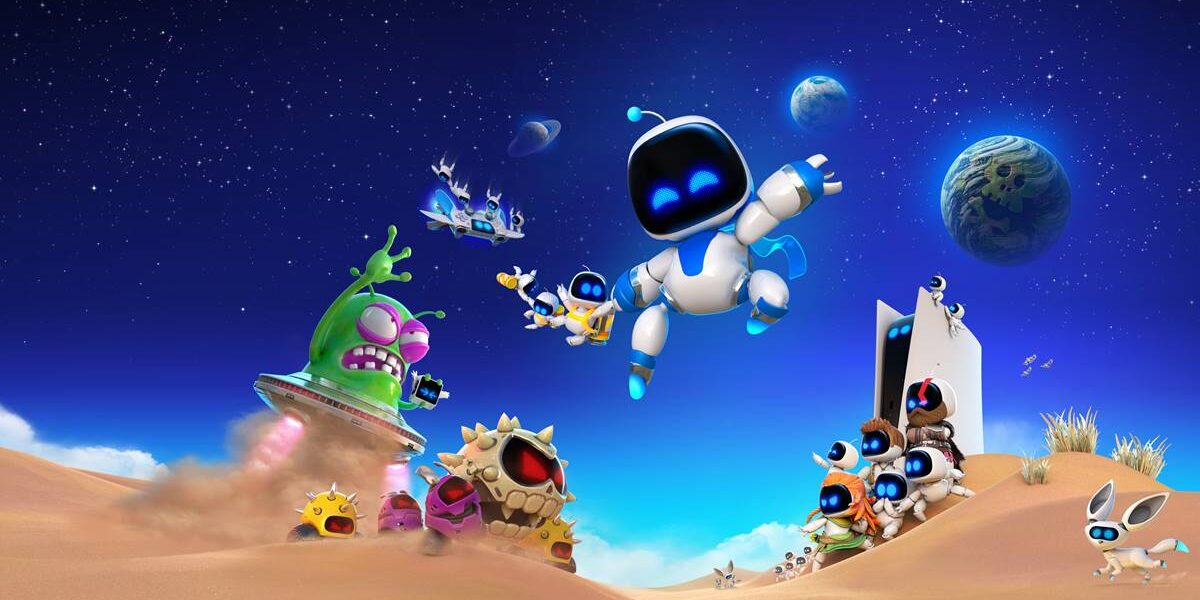 Prêmio de Melhor Game do Ano no The Game Awards 2024 Surpreende os Jogadores Card de divulgação do jogo "Astro Bot" na Playstation Store.