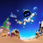 Card de divulgação do jogo "Astro Bot" na Playstation Store.