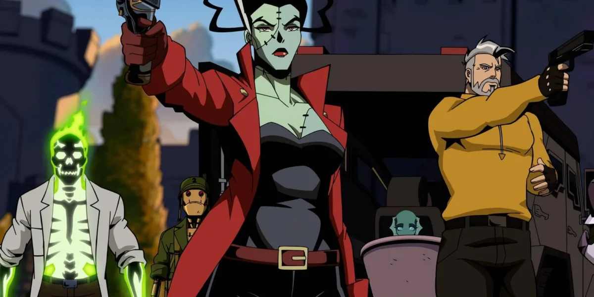 Personagens de Creature Commandos, da Max.