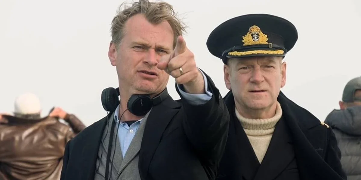 “A Odisseia” de Nolan Promete Ultrapassar Limites de Orçamento e Inovação Cinematográfica. Christopher Nolan nas gravações de Dunkirk (2017).