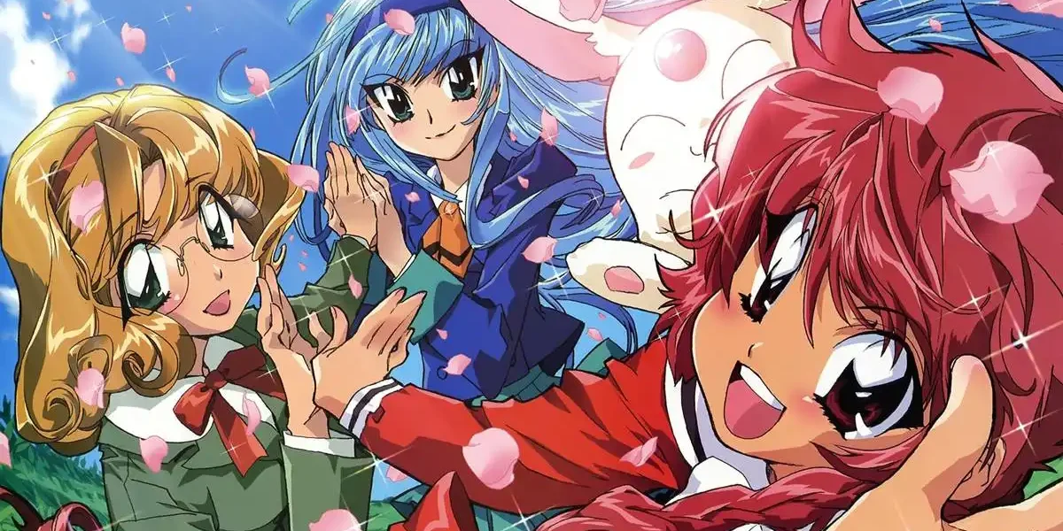 Guerreiras Mágicas de Rayearth | Anime Estreia de Graça no +SBT Neste Sábado (11) As três protagonistas de "Guerreiras Mágicas de Rayearth" (1994): Lucy, Marine, e Anne, vistas conforme uma câmera com um sutil efeito olho de peixe.