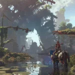 SAG Awards 2025 | Cerimônia de Anúncio dos Indicados é Cancelada Aloy, protagonista de Zero Dawn, em montaria em paisagem deslumbrante do jogo "Horizon Zero Dawn".