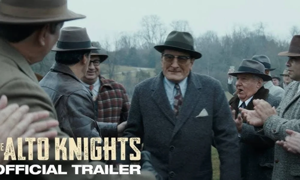 Robert De Niro como um dos mafiosos ítalo-americanos em "The Alto Knights" (2025), conforme visto no trailer do drama histórico.