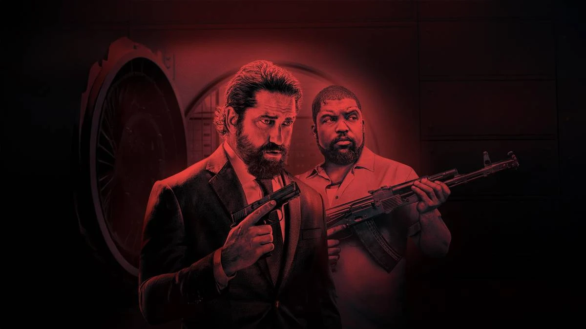 Covil de Ladrões 2 | Tudo Muda Para Continuar o Mesmo 3 Protagonistas de "Covil de Ladrões 2" armados com um filtro vermelho.