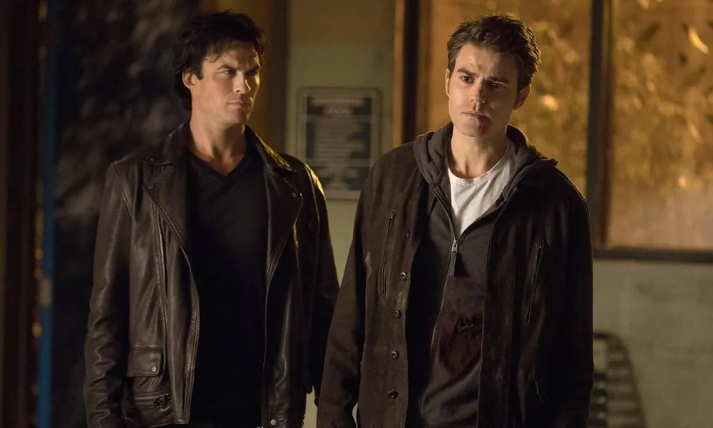 Protagonistas de "The Vampire Diaries" na oitava temporada.