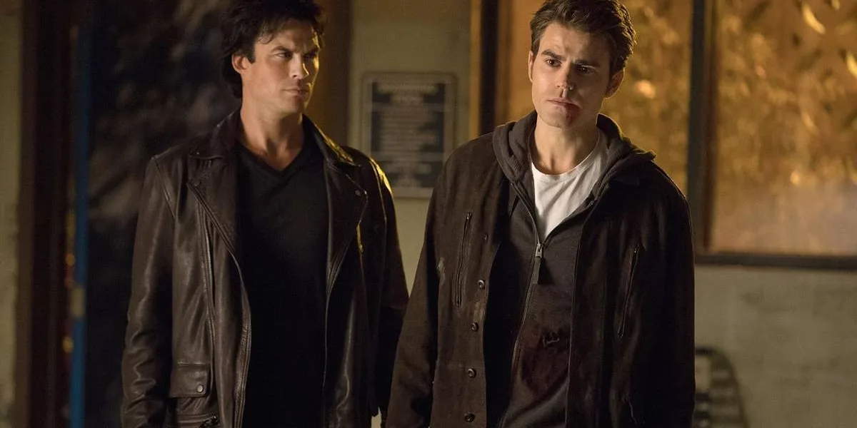 Protagonistas de "The Vampire Diaries" na oitava temporada.