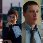 Colagem com os quatro atores que interpretarão os filmes, respectivamente nos longas "Gladiador 2", "Saltburn", "Babygirl", "Um Lugar Silencioso: Dia Um", sendo eles Paul Mescal, Barry Keoghan, Harris Dickinson, e Joseph Quinn.