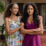 “Um Filme Minecraft” Estreia Quebrando Recordes e Consolida o Sucesso de um Fenômeno dos Games Taís Araújo e Bella Campos como Raquel e Maria de Fátima Acioli, protagonistas do remake de 2025 de "Vale Tudo", posando para uma foto. A mãe abraça a filha, de braços cruzados.