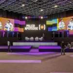 "Palco Apoteose" na Bienal do Livro Rio 2025, patrocinado pela Shell.