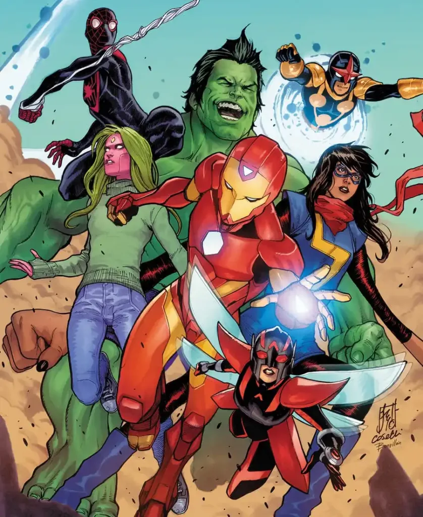 Coração de Ferro | Quem é Riri Williams? Conheça Origem da Heroína nas HQs 5 Coração de Ferro com outros heróis da Marvel.