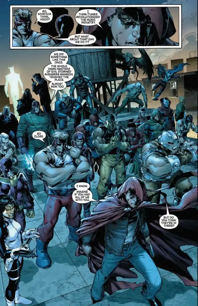 Coração de Ferro | Quem é o Capuz? Conheça a História do Vilão Encapuzado 4 Capuz em edição dos Novos Vingadores, Anual, #2