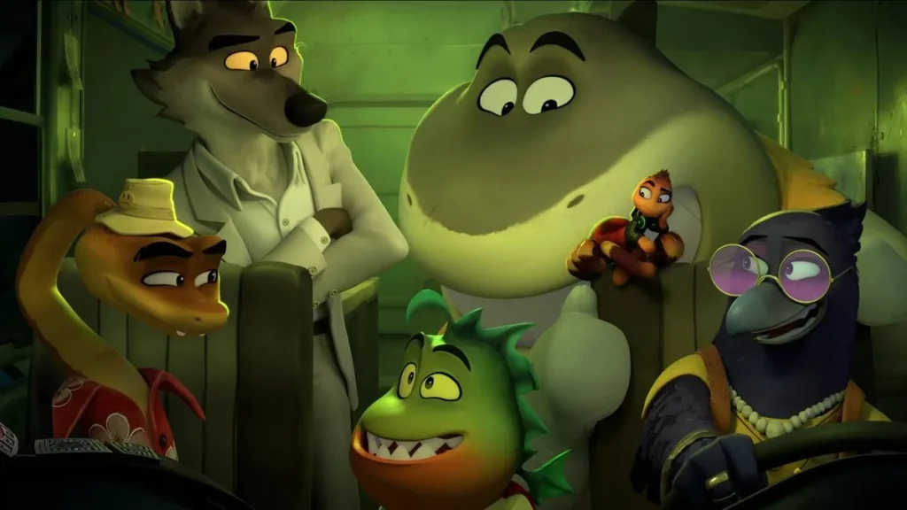 Os Caras Malvados 2 | Filme Surpreende na Ousadia do Roteiro e Complexidade dos Conflitos 1 Protagonistas animais de "Os Caras Malvados" em sala verde, sorrindo.