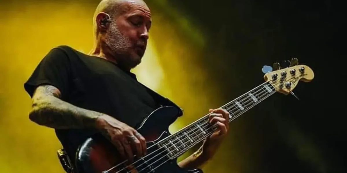 Sam Rivers em show com o Limp Bizkit