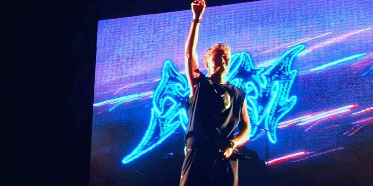 Fotografia do show do Chase Atlantic no Suhai Music Hall, 2025.