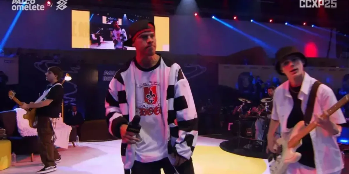 Integrantes do Charlie Brown Jr. homenageiam Chorão com show na CCXP25 Charlie Brown CCXP