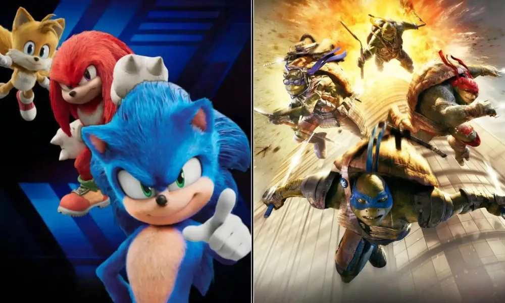 Sonic e Tartarugas Ninja de volta ao cinema em 2028 com a Paramount