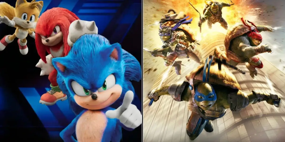 Sonic e Tartarugas Ninja de volta ao cinema em 2028 com a Paramount