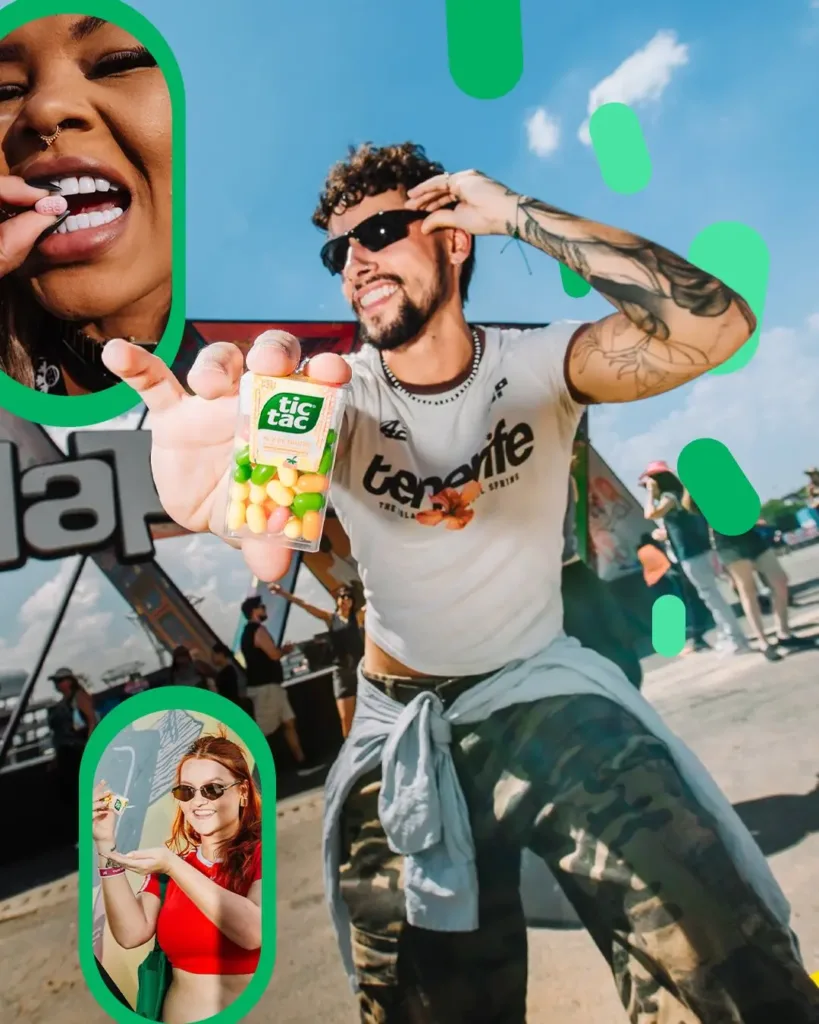 Lollapalooza 2026 | Tic Tac Transforma Interlagos em Experiência e Lança Sua Primeira Versão Sem Açúcar no Brasil 1 Tic Tac no Lollapalooza Brasil 2026