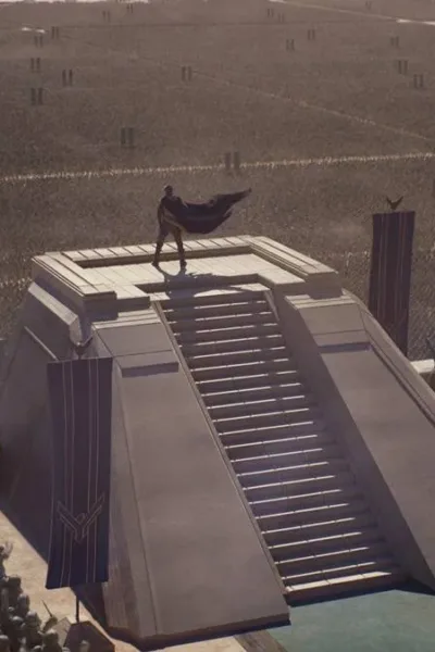 Uma das primeiras imagens de 'Duna: Parte 3', revelando um exército interlagáctico em formação.