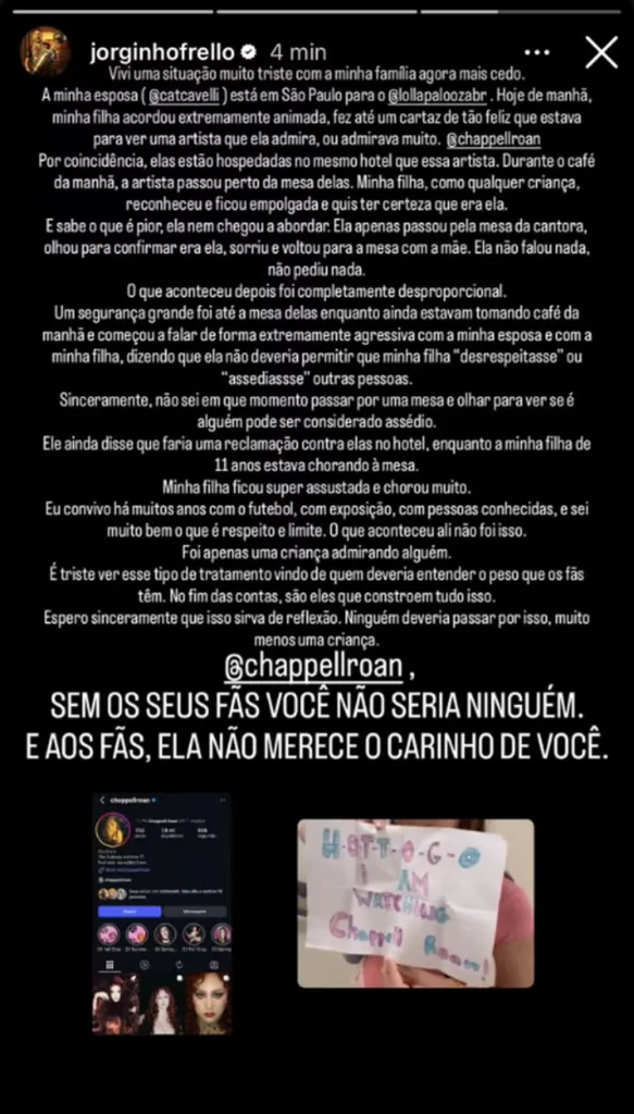 Chappell Roan e Jorginho Polêmica