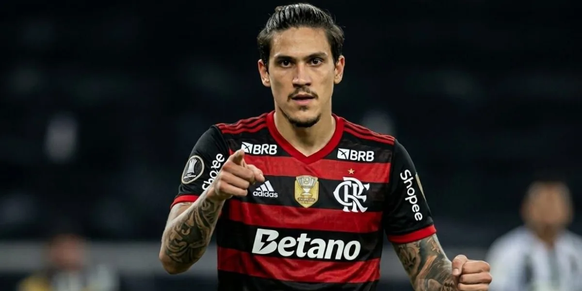 Pedro do Flamengo para o jogo do contra o Fluminense dia 12/04/26. Imagem gerada por IA.