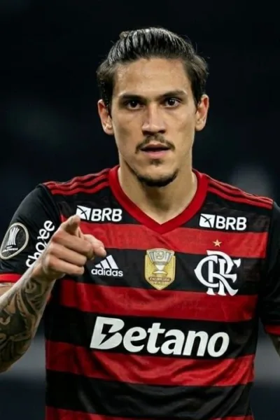 Pedro do Flamengo para o jogo do contra o Fluminense dia 12/04/26. Imagem gerada por IA.