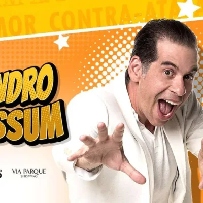Imagem promocional do festival "Humor Contra-ataca" em especial de Leandro Hassum.
