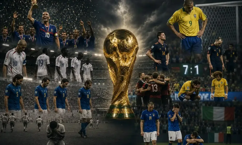 vexames da Copa do Mundo