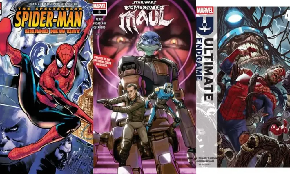 Três capas com lançamentos da Marvel em Maio/2026, terceira semana.