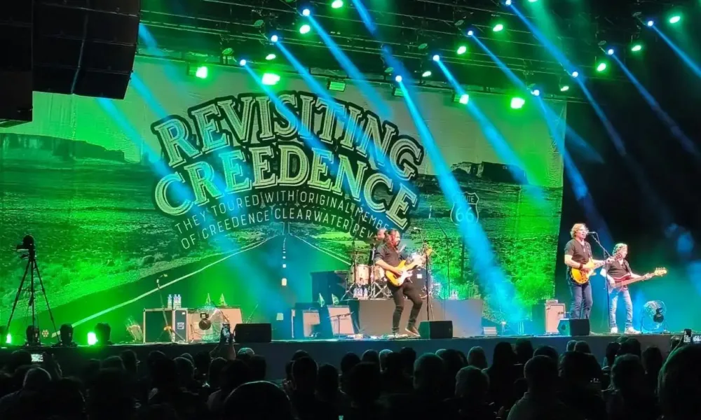 Fotografia do show do Revisiting Creedance no Qualistage 2026.