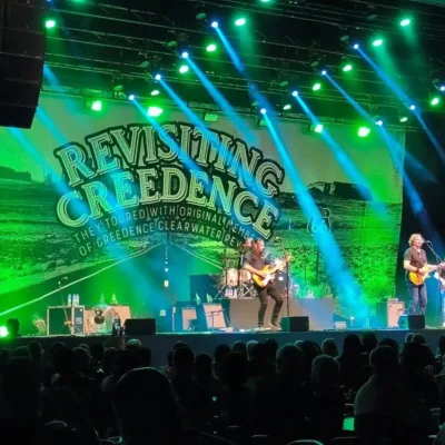 Fotografia do show do Revisiting Creedance no Qualistage 2026.