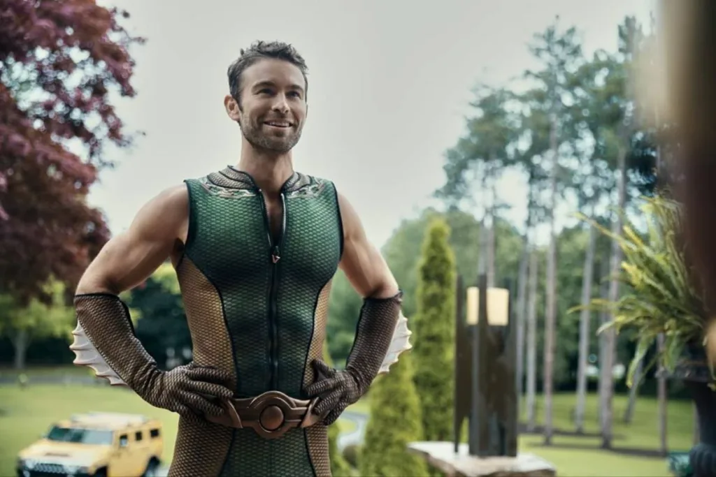 The Boys (5ª Temporada) | Entre Acertos e Excessos, Série Encerra Sua História, Com Desempenho Abaixo do Esperado 9 Chace Crawford como Profundo em "The Boys".
