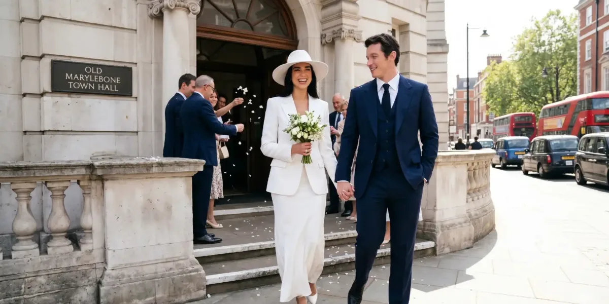 Dua Lipa e Callum Turner Casam-se em Segredo em Londres; Veja Detalhes! Dua Lipa e Callum Turner