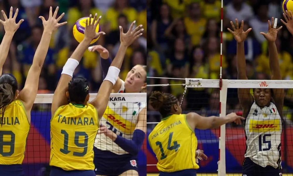 Vôlei Liga das Nações 2026 Brasil Itália 07 06