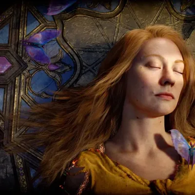 God of War Laufey deitada