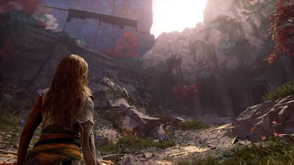 God of War: Laufey paisagem.